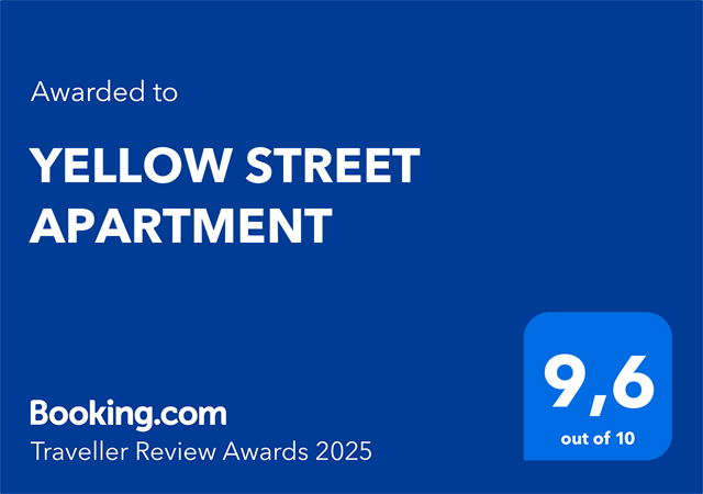 Booking Award 2025 - Street Apartment